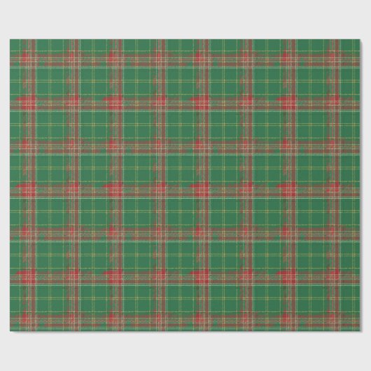 Christmas Plaid 7 Cadeaupapier (Vlak)