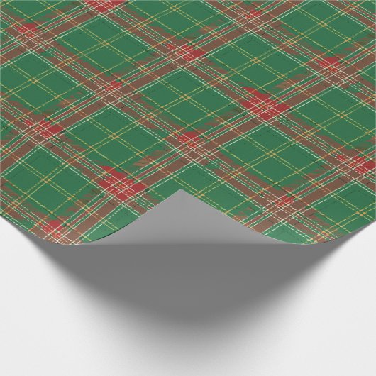 Christmas Plaid 7 Cadeaupapier (Hoek)