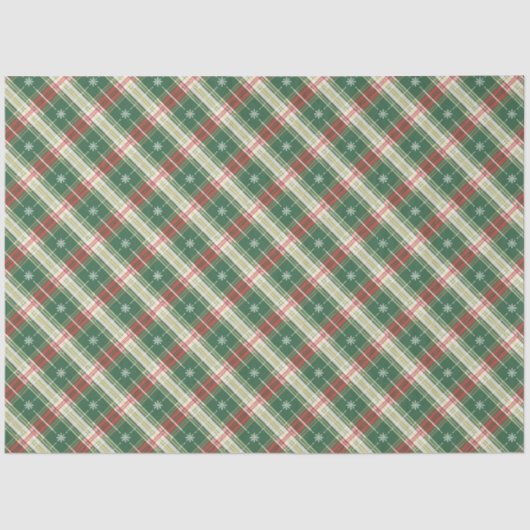 Christmas Plaid 9 Tissuepapier (Voorkant)