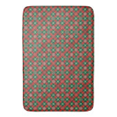 Christmas Plaid Bath Mat (Voorkant Verticaal)