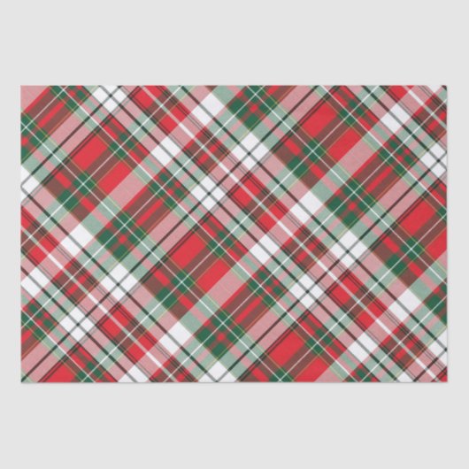 Christmas Plaid Bright #2 Tissuepapier (Voorkant)