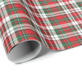 Christmas Plaid Bright Cadeaupapier (Rol Hoek)