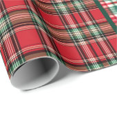 Christmas Plaid Cadeaupapier (Rol Hoek)