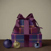 Christmas plaid classic holiday simple cadeaupapier
