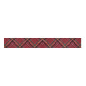Christmas plaid classic red simple holiday grosgrain lint (Voorkant)