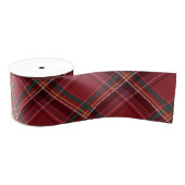 Christmas plaid classic red simple holiday grosgrain lint (Spoel)