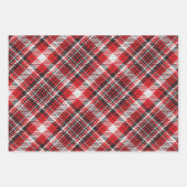 Christmas plaid coordinating inpakpapier vel (Voorkant)