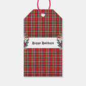 Christmas Plaid Gift Labels Cadeaulabel (Voorkant)