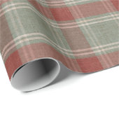 Christmas Plaid Gift Wrap - Feestelijke kerstverpa Cadeaupapier (Rol Hoek)