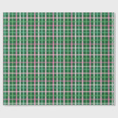 Christmas Plaid - Green Cadeaupapier (Vlak)