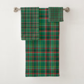 Christmas Plaid Green Pattern-23914 Bad Handdoek (Insitu)