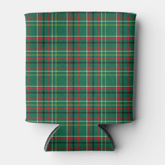 Christmas Plaid Green Pattern-23914 Blikjeskoeler (Voorkant)