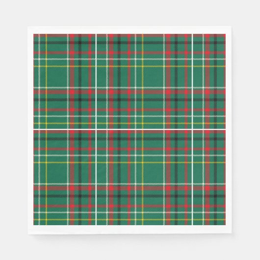 Christmas Plaid Green Pattern-23914 Servet (Voorkant)