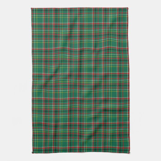 Christmas Plaid Green Pattern-23914 Theedoek (Verticaal)