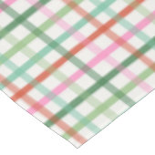 Christmas Plaid - Green Pink & White Tafelkleed (Gekanteld)