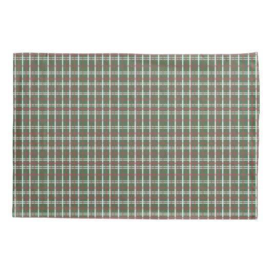 Christmas plaid kussensloop (Achterkant)