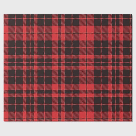 Christmas Plaid Pattern  Cadeaupapier (Vlak)