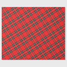 Christmas Plaid Pattern Wrapping Paper Cadeaupapier