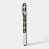 Christmas Plaid Phone Case | Personalized Name iPhone 15 Case (Linkerkant)