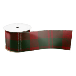 Christmas Plaid Ribbon Satijnen Lint