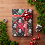 Christmas Plaid Schedel en Botten Cadeaupapier<br><div class="desc">Voeg een vleugje griezelige elegantie toe aan uw cadeau-geven met dit Christmas Plaid Skull and Botten Wrapping Paper. Perfect voor Kerstmis of elke gelegenheid die vraagt om een hint van het macabere, dit ontwerp brengt donkere, griezelige vibes samen met een gevoel van plezier. Of je nu spookachtige geschenken voor de...</div>