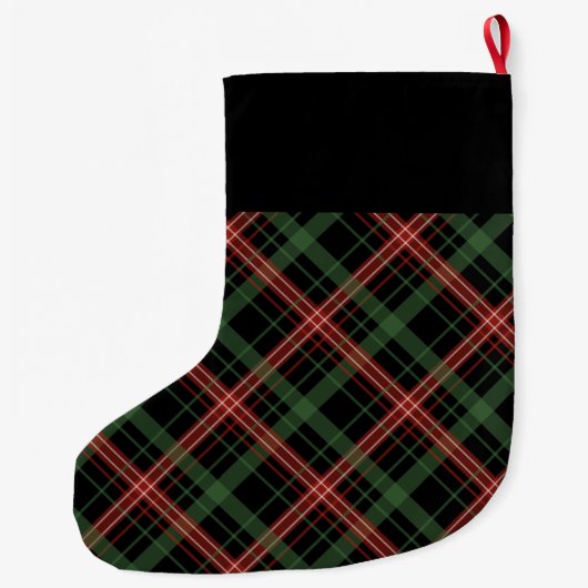 Christmas Plaid Stocking Grote Kerstsok (Achterkant)