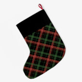 Christmas Plaid Stocking Grote Kerstsok (Achterkant (Hangend))