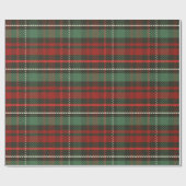 Christmas Plaid Tartan Pattern Cadeaupapier (Vlak)