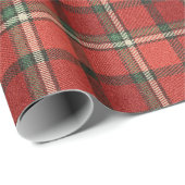 Christmas Plaid Tartan Pattern Cadeaupapier (Rol Hoek)