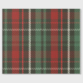 Christmas Plaid Tartan Pattern Cadeaupapier (Vlak)