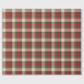 Christmas Plaid Tartan Pattern Cadeaupapier (Vlak)