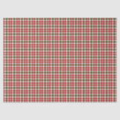 Christmas Plaid Tissue Paper Tissuepapier (Voorkant)