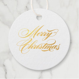 Christmas Plaid Vakantie Folie Gift Labels