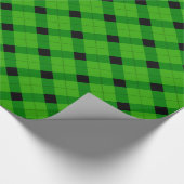 Christmas plaid Wrapping Paper Cadeaupapier (Hoek)