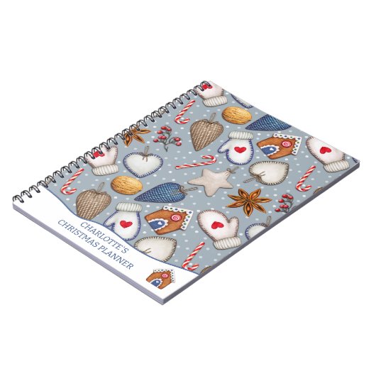 Christmas Planner bekleed notitieboek (Linkerzijde)
