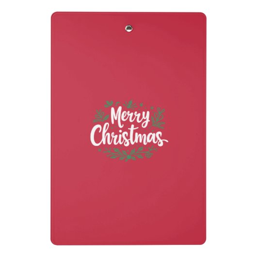 Christmas Planner: Holiday Organizer Notebook Mini Klembord (Achterkant)