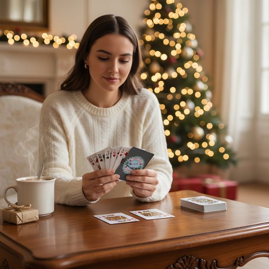 Christmas Playing Cards Festive Holiday Poker Deck