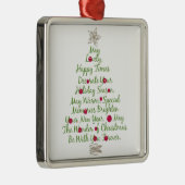 **CHRISTMAS POEM and TREE * * ORNAMENT (Rechts)