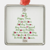 **CHRISTMAS POEM and TREE * * ORNAMENT (Voorkant)