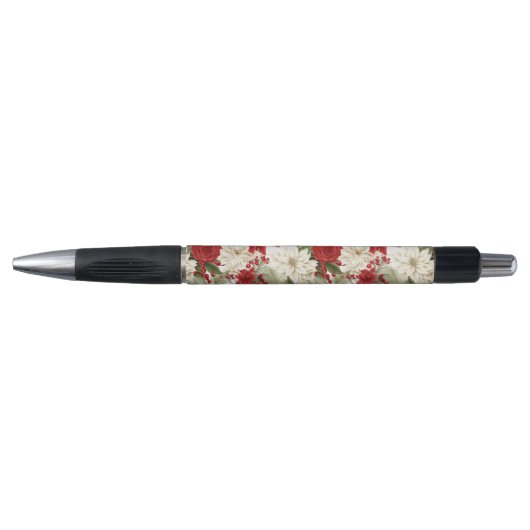 Christmas Poinsettia – Holiday Floral Design Pen (Voorkant)