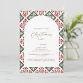 Christmas Poinsettia Kapa Kaart (Staand voorkant)