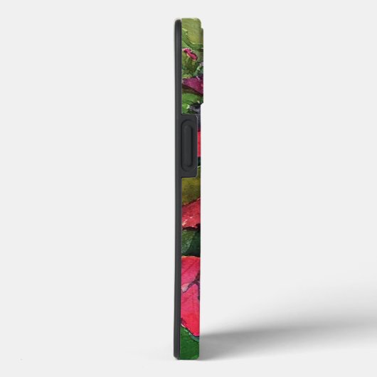 Christmas Poinsettia Originele Waterverf Schilderi Case-Mate iPhone Case (Achterkant / Rechts)