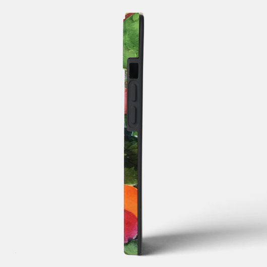 Christmas Poinsettia Originele Waterverf Schilderi Case-Mate iPhone Case (Achterkant / Links)