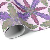 Christmas Poinsettia Stars wrapping paper  Cadeaupapier (Rol Hoek)