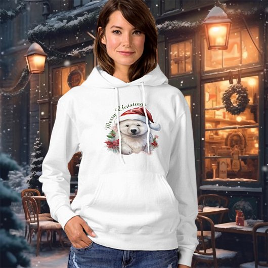 Christmas Polar Beer Cub Hooded Sweatshirt