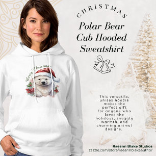 Christmas Polar Beer Cub Hooded Sweatshirt