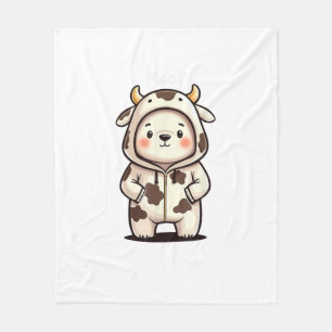 Christmas Polar Beer Moo Koe Christmas Moo Polar B Fleece Deken