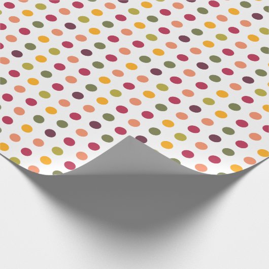 Christmas Polka Dot - Cadeaupapier (Hoek)