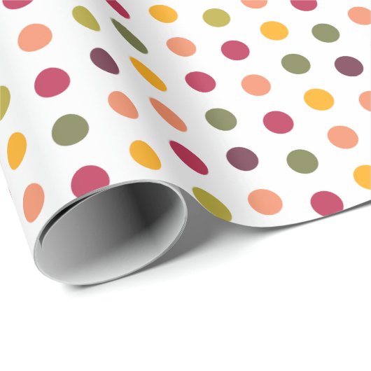 Christmas Polka Dot - Cadeaupapier (Rol Hoek)