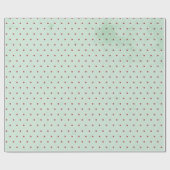 Christmas Polka Dot Poke Polkadot inpakpapier (Vlak)